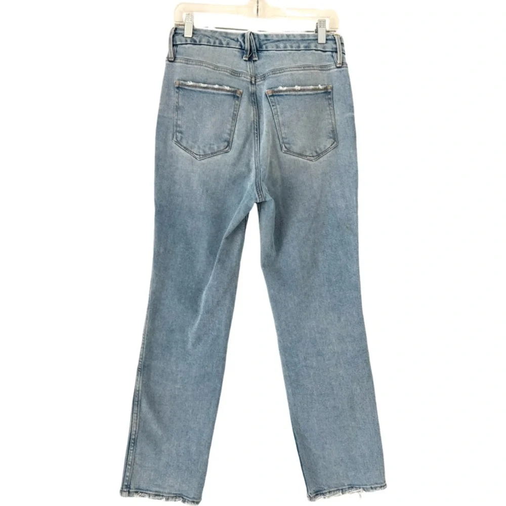 Good American Good Curve Straight Leg Jean in Blue Size 6/28 - Picture 9 of 12